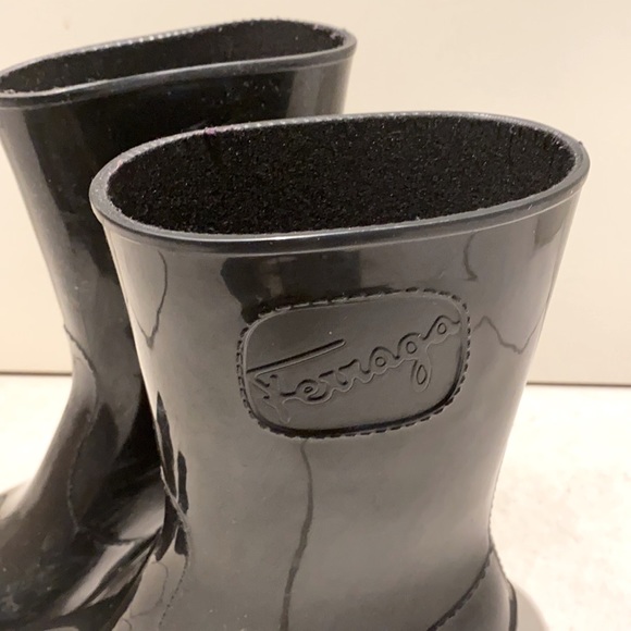 Ferragamo Rain Boots in Black - Picture 2 of 10